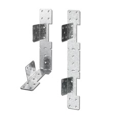 4 PCS Adjustable Stair Stringer Connector Concealed Deck Connection Bracket