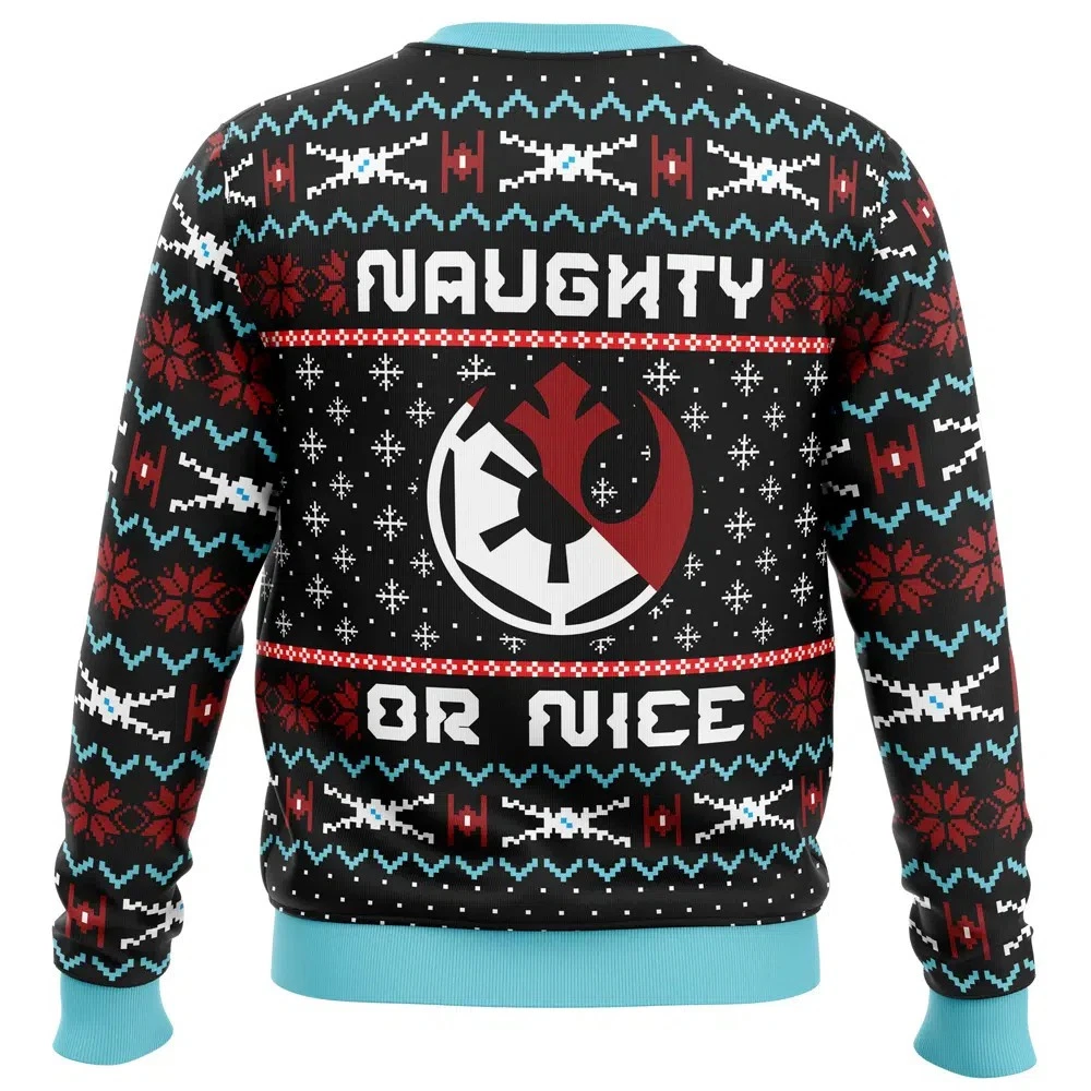 Star Wars Galactic Naughty or Nice Christmas Ugly Sweater