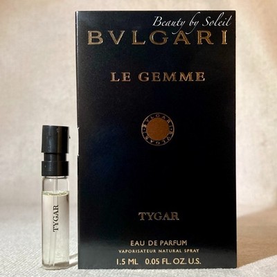 Bvlgari Le Gemme Tygar Eau de Parfum EDP Sample Spray .05oz, 1.5ml New in Card