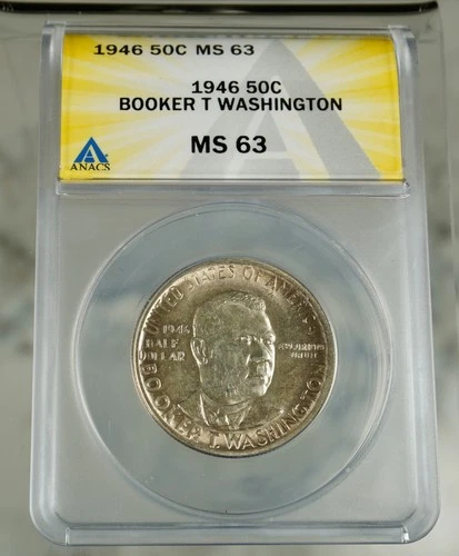 Photo of a 1946 Booker T. Washington Commemorative from an eBay listing that sold on Jul 12, 2026