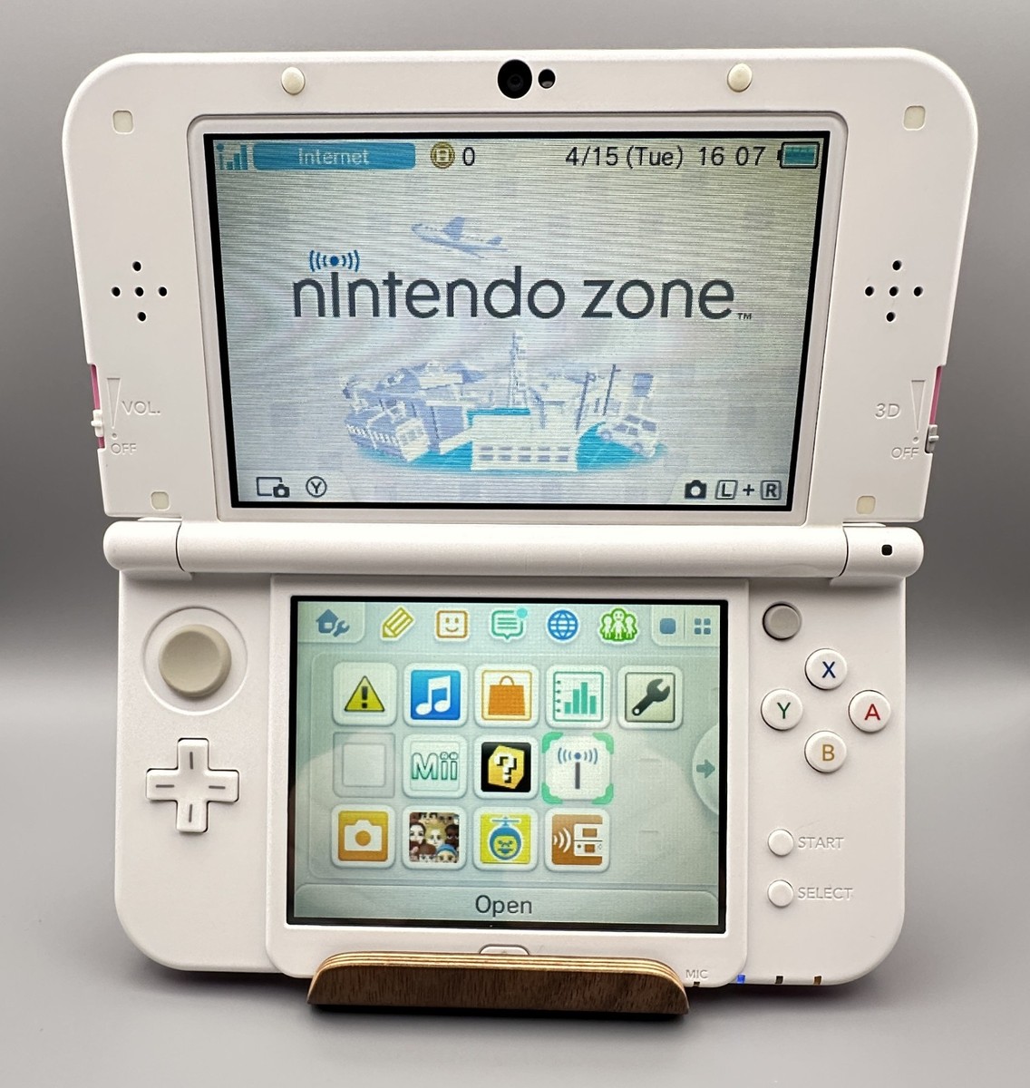 Nintendo New 3DS LL XL | Pink / White | Bottom IPS | VG/G