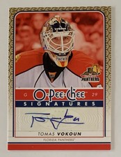 Tomas VOKOUN 2009-10 O-Pee-Chee Signatures #S-TV Florida Panthers Auto