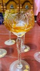 Vintage Set of 6 Hand-Cut Lead Crystal Wine Glasses | Original labels — photo 8