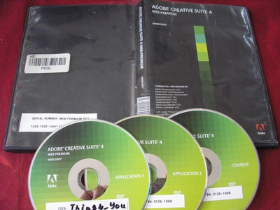 #ad Adobe Creative Suite 4 CS4 WEB Premium For Windows PC Full Retail DVD Ver. w SN $140.00
