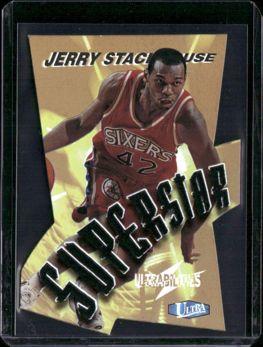 1997-98 Ultra #19 SS Jerry Stackhouse Ultrabilities Superstar