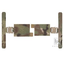 KRYDEX Quick Release Metal Buckle Cummerbund Adapters For Plate Carrier MC Camo