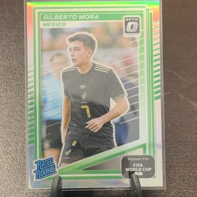 GILBERTO MORA 2025-26 Donruss World Cup Soccer Mexico Rated Rookie Optic Silver
