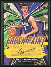 Caleb Houstan 2022-23 Panini Court Kings Fresh Paint Ruby RC Auto /99 #FP-CHO