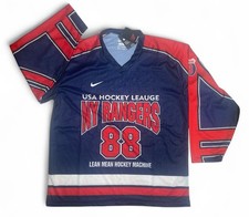 USA hockey league, NIKE jersey, SIZE MEN'S XLARGE, new/TAG, NAVY/RED, GREAT