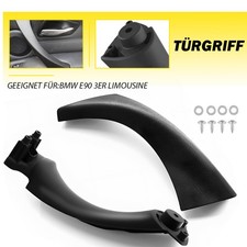 2X Schwarz T�rgriff Innengriff Rechts Set f�r BMW E90 3er Limo Sedan Autogriff