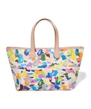 A BATHNIG APE Men's Goods MULTI CAMO TOTE BAG 1M80189008 WHITE