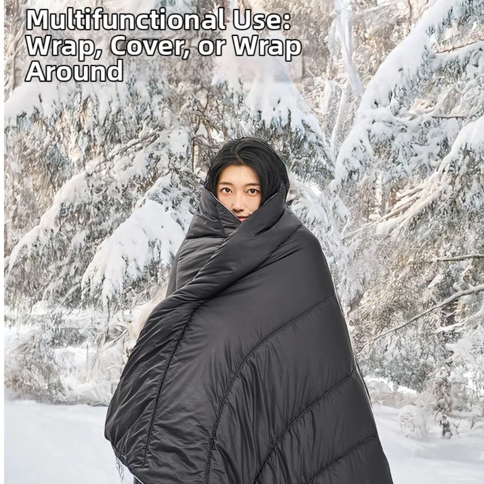 Outdoor Gear Down Camping Blanket Camping Travel Blanket Moisture-Proof Material - Image 4 of 4