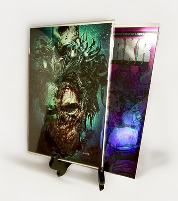 BRZRKR NYCC 2025 Bundle   Bleeding Tide Ashcan Spot UV LTD200 +#1 Foil LTD1000