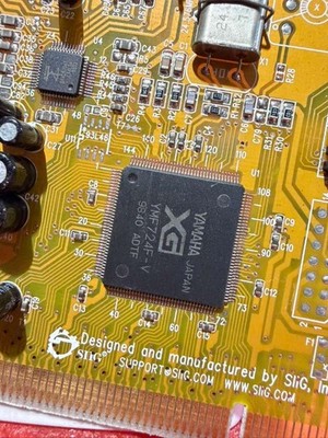 美品 wave LWHA301J8 YAMAHA XG YMF724F-V Yamaha XG YMF724F-V PCI Sound Card Retro DOS Windows Gaming OPL3