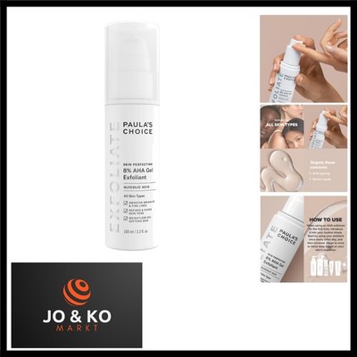 Skin Perfecting 8% AHA Peeling Gel   Glättet Feine Linien und Falten   Anti-A...