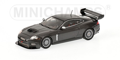 1:43 Minichamps Jaguar Xkr Gt3 2008 Grey Metallic 400081390 Diecast Modellbau-image