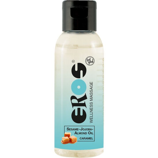 Huile de massage EROS bien-être au caramel pour éveiller vos sens et votre douceur