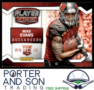 Mike Evans 2014 Panini Player of the Day RC #RC-7 Tampa Bay Buccaneers