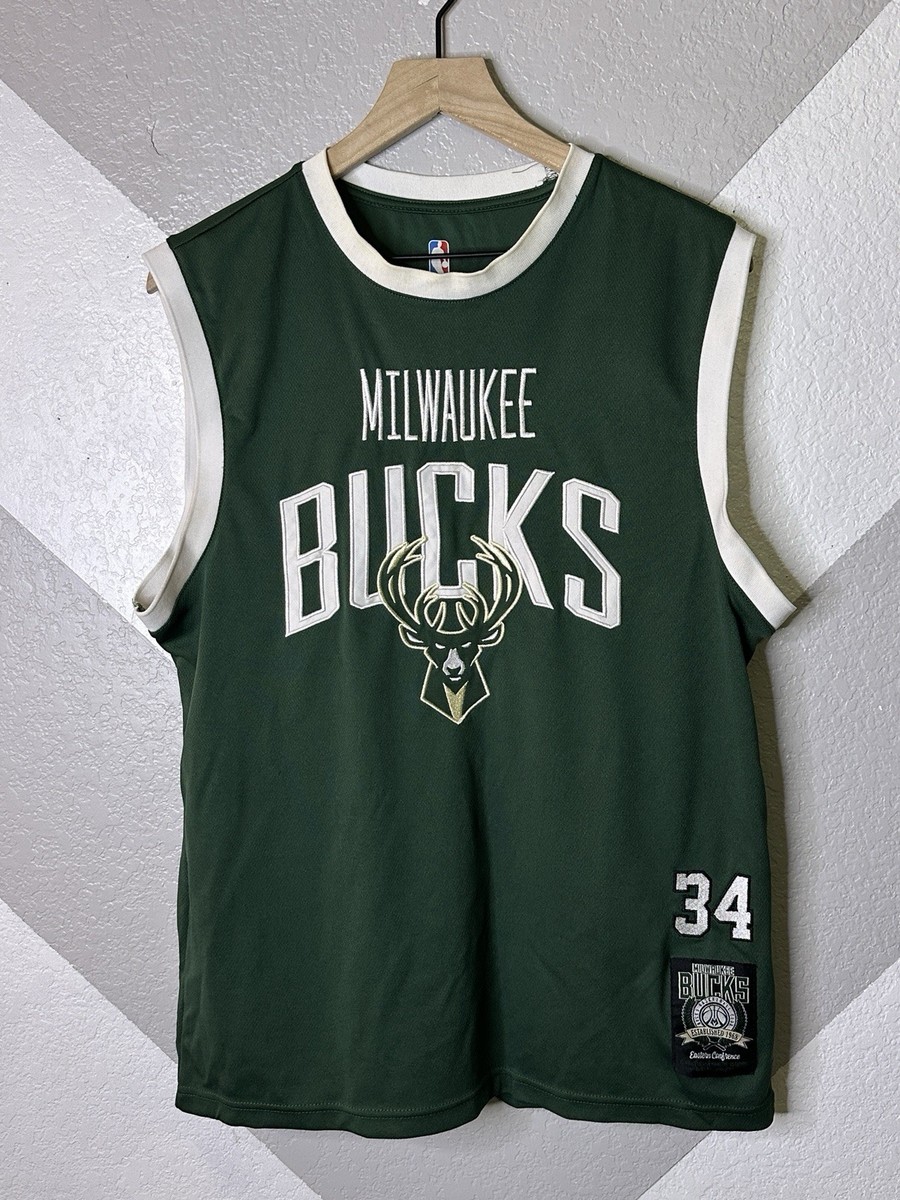 NBA Milwaukee Bucks Men's Antetokounmpo 34 Basketball Jersey Tank