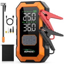 Auto KFZ Starthilfe Batterie Booster Mit Luftpumpe Kompressor Power Bank Pack