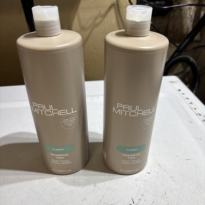 *Paul Mitchell Clarify Shampoo Two Deeply Cleanses + Removes Buildup 1L/33.8oz.