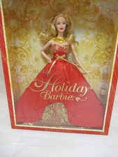 2014 Holiday Blonde Barbie Red Dress The Barbie Collector Series - MIB NRFB  !