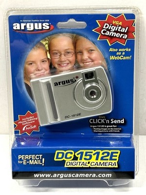 Vintage 2006 Argus Digital Camera DC-1512E Silver NEW Sealed