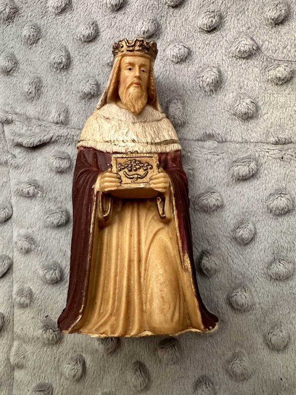 Vintage Plastic Hong Kong Christmas Nativity Plastic Figures Christmas