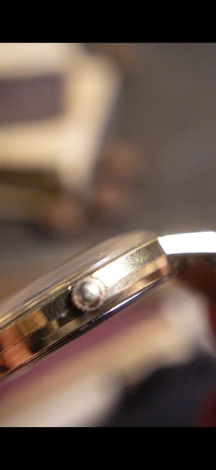 Vintage Bulova 1969 M9 Unisex Gold  - Gold Pan Dial Automatic - Watch - Running! - Image 3 of 4