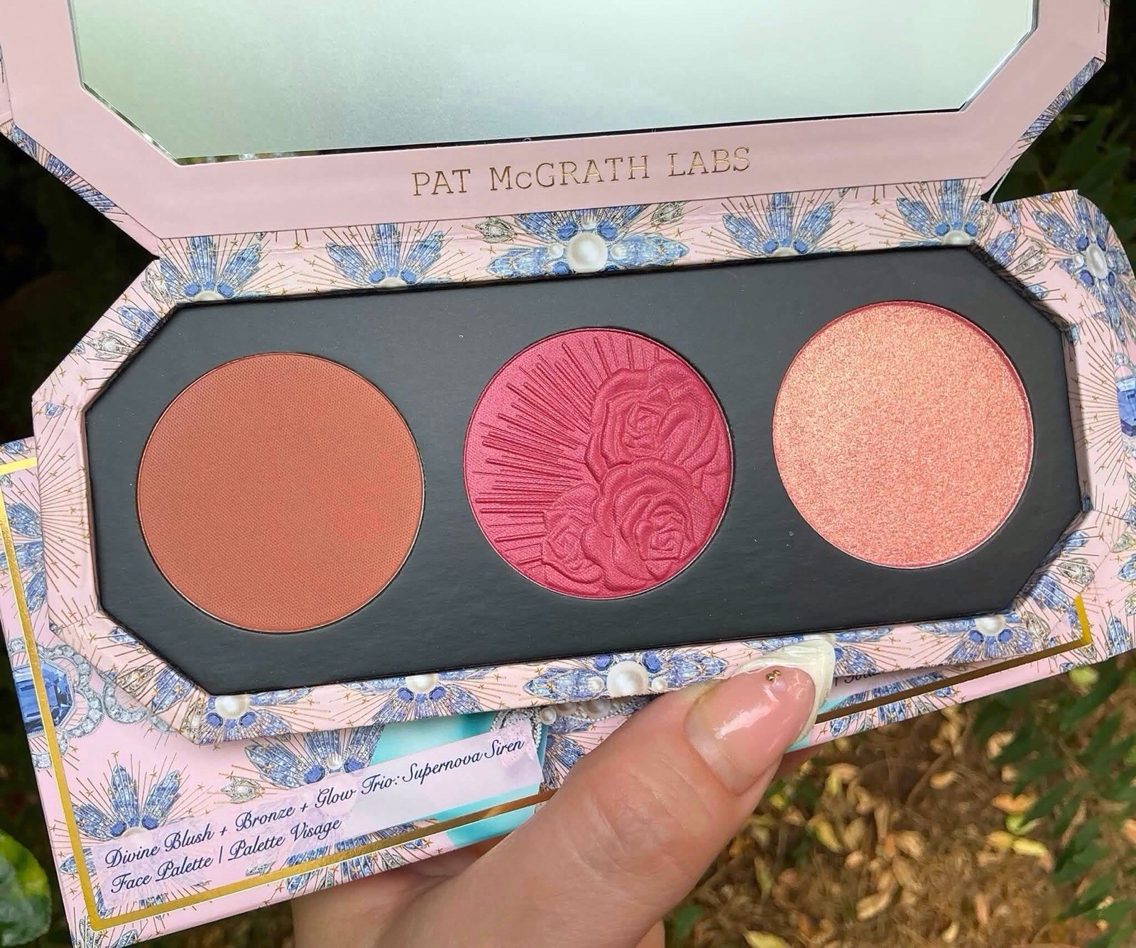 Pat McGrath Labs Divine Blush + Bronze + Glow Trio Supernova Siren Pallet