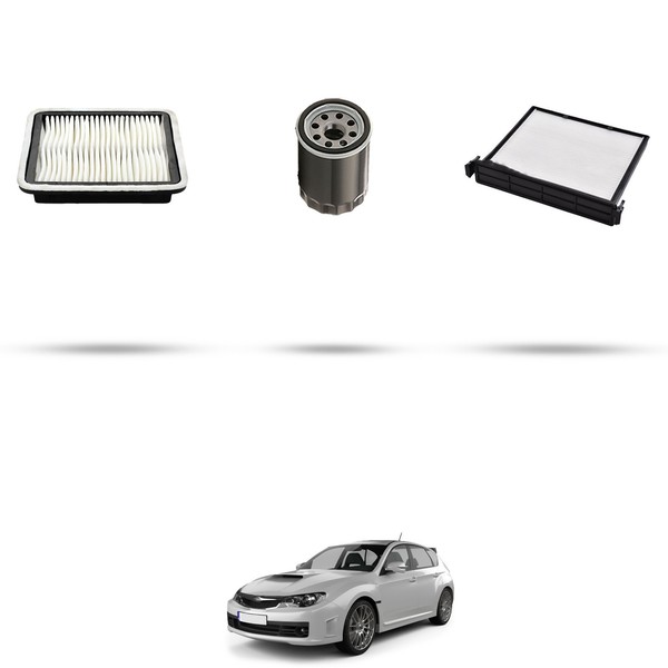 Hoffcar Wartungskit - 3 Filter FüR Subaru Impreza Iii 2.5 Wrx 221KW Ab 2008-image
