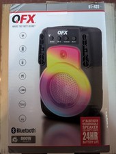 PORTABLE BLUETOOTH SPEAKER-Rechargeable-LED, FM Radio