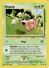 Hoppip 61/111 Common Neo Genesis Pokemon Unlimited Moderately Played
