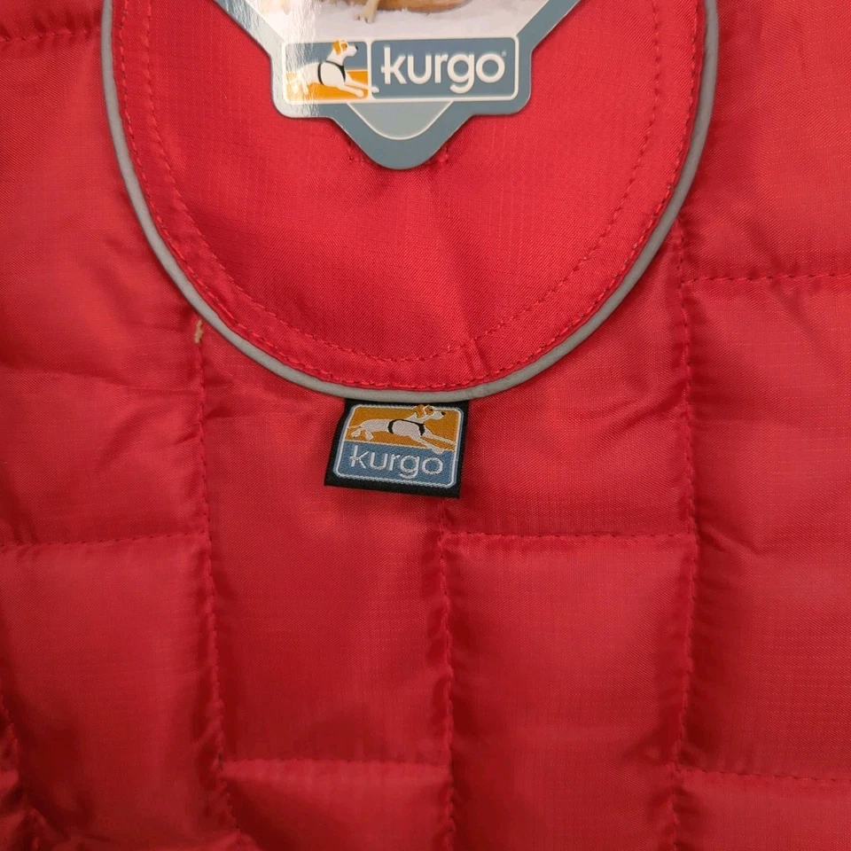Chaqueta Kurgo Dog Loft Talla M Roja/Gris Reversible, Resistente al Agua Nueva con Etiquetas Foto 3 de 4