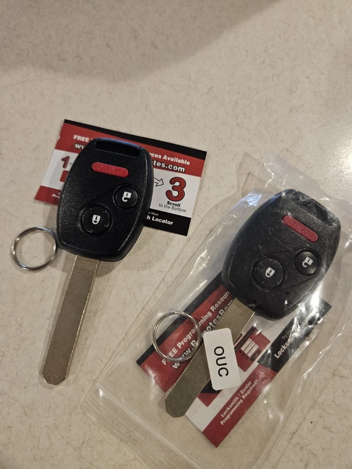 2 Para 2006 2007 2008 2009 2010 2011 2012 2013 Honda Ridgeline Mando a Distancia Coche Llavero Foto 3 de 3