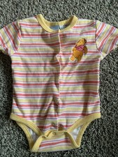 Disney Baby Winnie The Pooh 6-9 Month Snap One Piece Vintage
