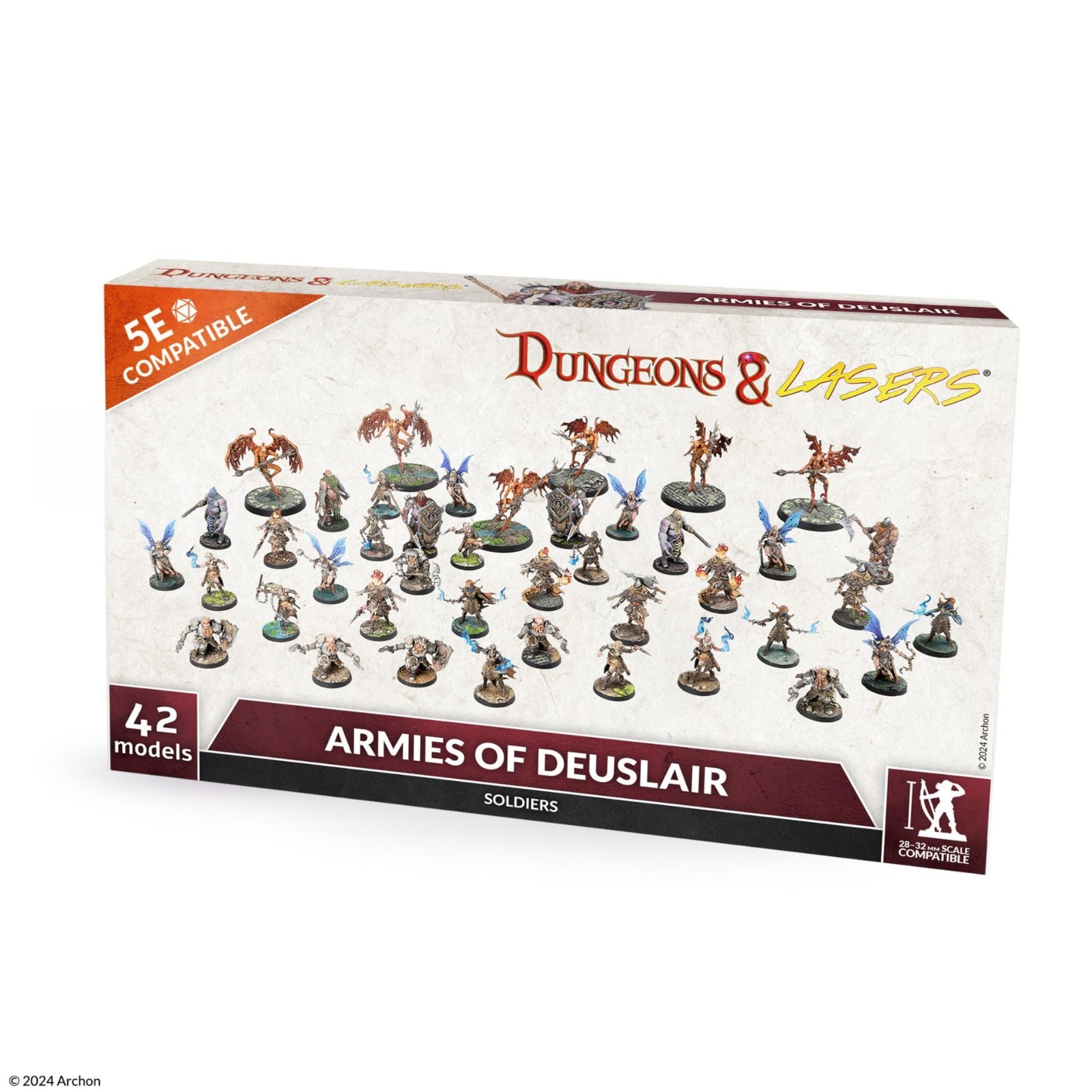 Dungeons and Lasers Armies Of Deuslair Miniatures