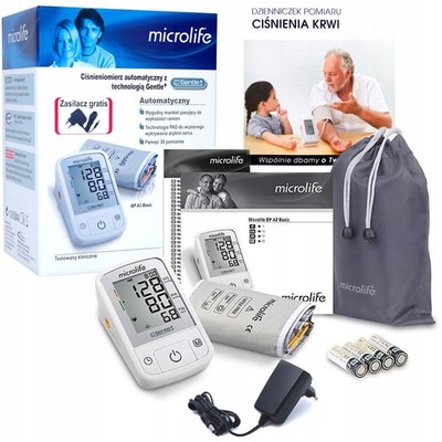 Microlife Blutdruckmessgerät BP A2 Basic + Netzteil