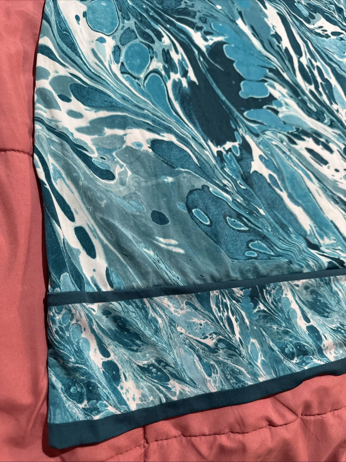 Abito donna blu Michael Kors scollo barca manica lunga ginocchio taglia M