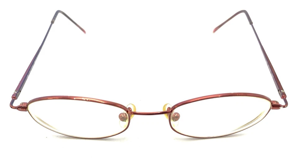 Valentino V 5179 0K6C Red Oval Slim Eyeglasses Frames 135 Italy Designer Women - Image 3 of 4