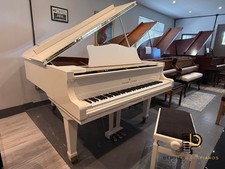 Young Chang G-185 (6 ft) Baby Grand Piano in Ivory White - Inc Stool & 3Y Wty