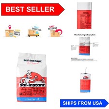 Reliable SAF Instant Yeast Red for Baking - 16 Oz Vacuum-Packed Freshness