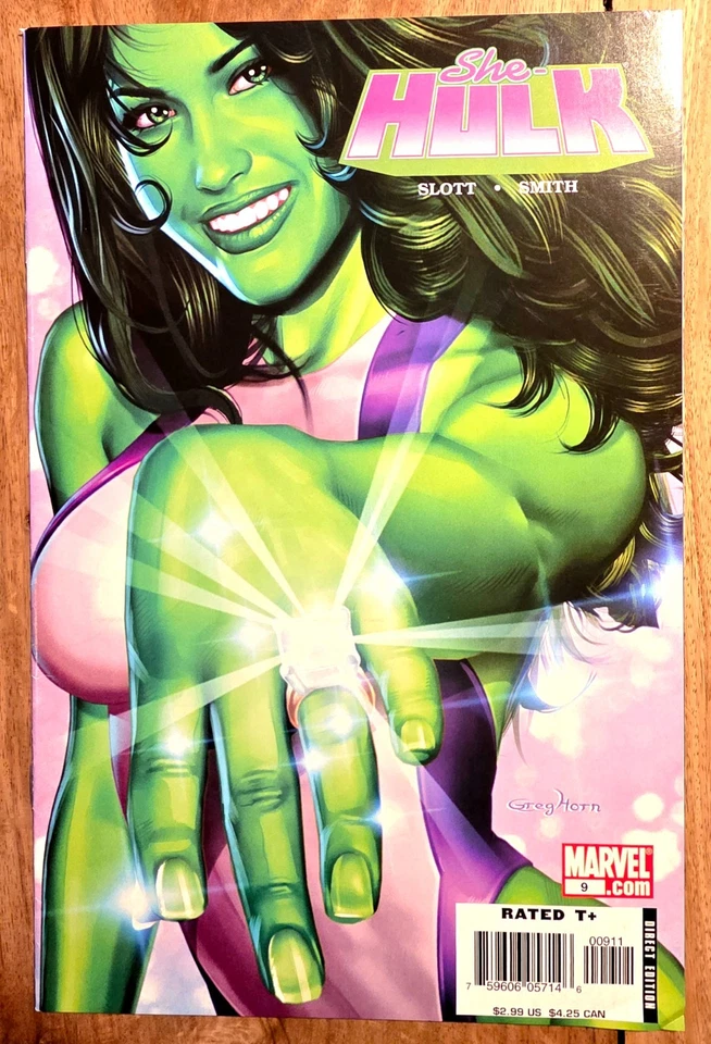 SHE-HULK 9 Greg Horn cover - Photo 1/1
