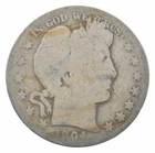 Better 1904 US Barber 90% Silver Half Dollar Coin Collection Set Break *259