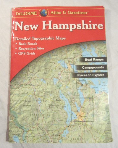 NEW HAMPSHIRE -- DeLorme Atlas & Gazetteer -- Sixteenth Edition, 2010