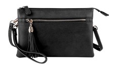 Women's Lightweight Multi Compartment Wristlet Clutch Wallet Crossbody Bag - ...