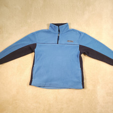 Gap Sweater Boys Youth Large L Blue Quarter Zip Fleece Pullover