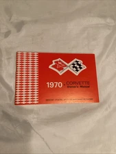 1970 Corvette Owner’s Manual 1st Edition Part No. 3970667 General Motors