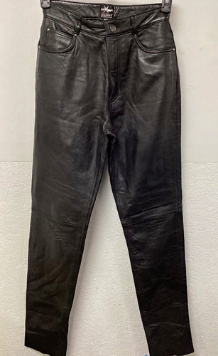 Vintage Wilsons Leather Maxima Black Genuine Leather Pants – Size 6