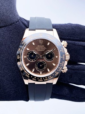 Rolex Daytona 116515LN Chocolate Dial Rose Gold Box Papers | eBay